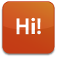 The Hello World widget bar icon