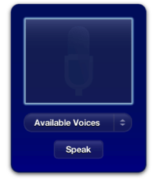 The Voices Widget