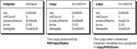Initialization of the reference count during a copy