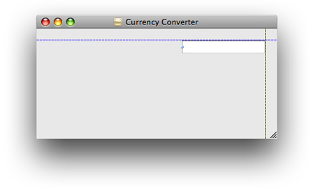 Resizing a text field