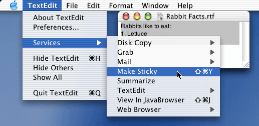 Make Sticky is a processor service
