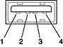 USB Type A connector