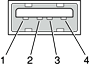 USB Type A connector
