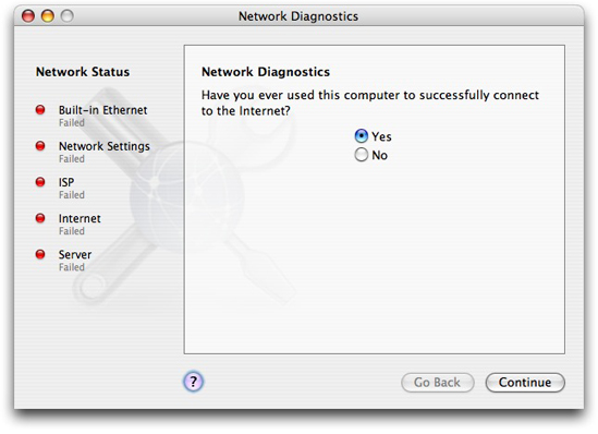CFNetDiagnostics Assistant