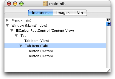 Figure 5, Instances in List View mode.