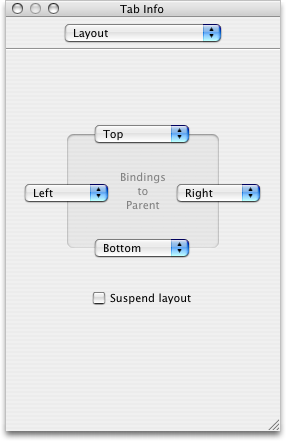 Figure 2, Interface Builder Layout Setting.