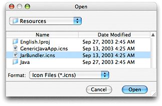 Before: Java 1.4.1 open dialog