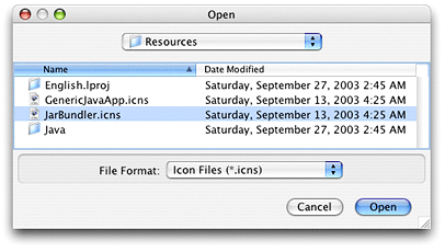 After: Java 1.4.2 open dialog